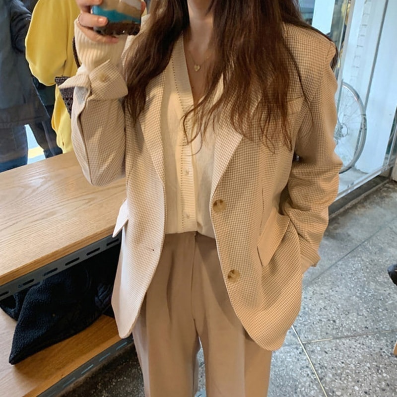 アウター ジャケット レディース 秋冬 春 かわいい きれいめ 個性的 軽い シャツジャケット スーツジャケット レギュラー丈 長袖 Vネック レギュラーカラー BIGシルエット ポケット 前開き ベ