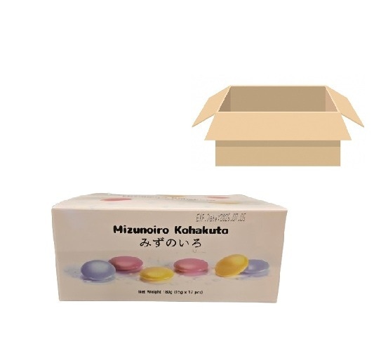 みずのいろ 琥珀糖 120個入（15g×12個×10箱）／韓国スイーツ業務用セット／販売・イベント向け大容量パック