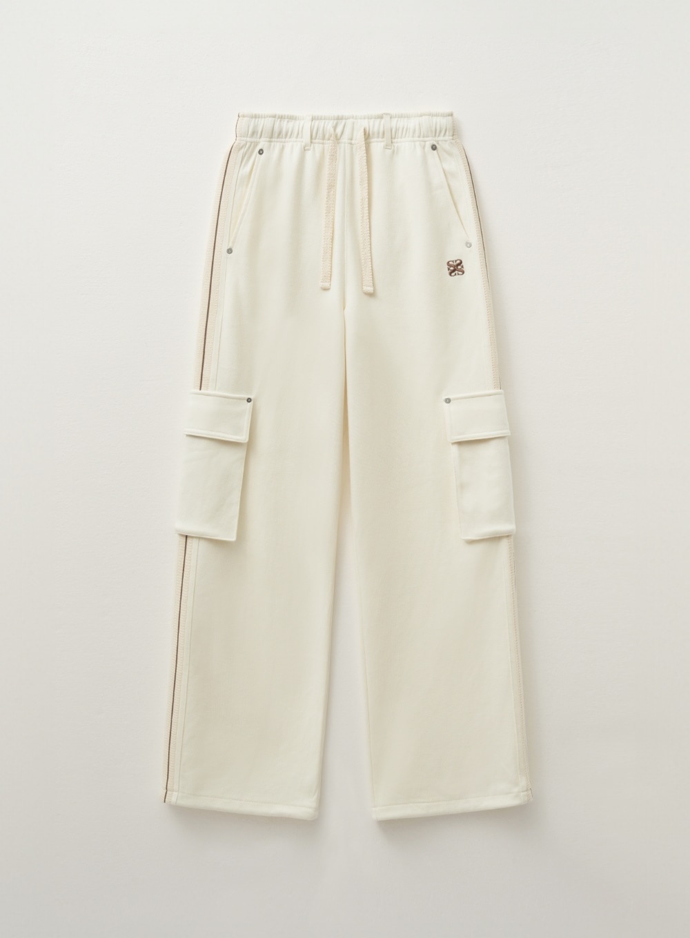 【SATUR】 (W) LAWTON CARGO TRACK PANTS : RESORT CREAM