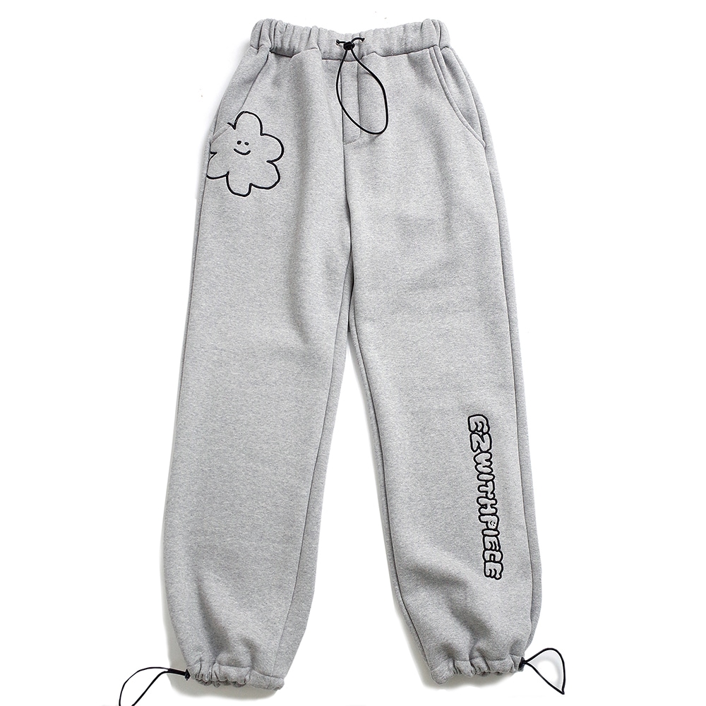[EZwithPIECE] DAISY SWEAT PANTS (GREY)
