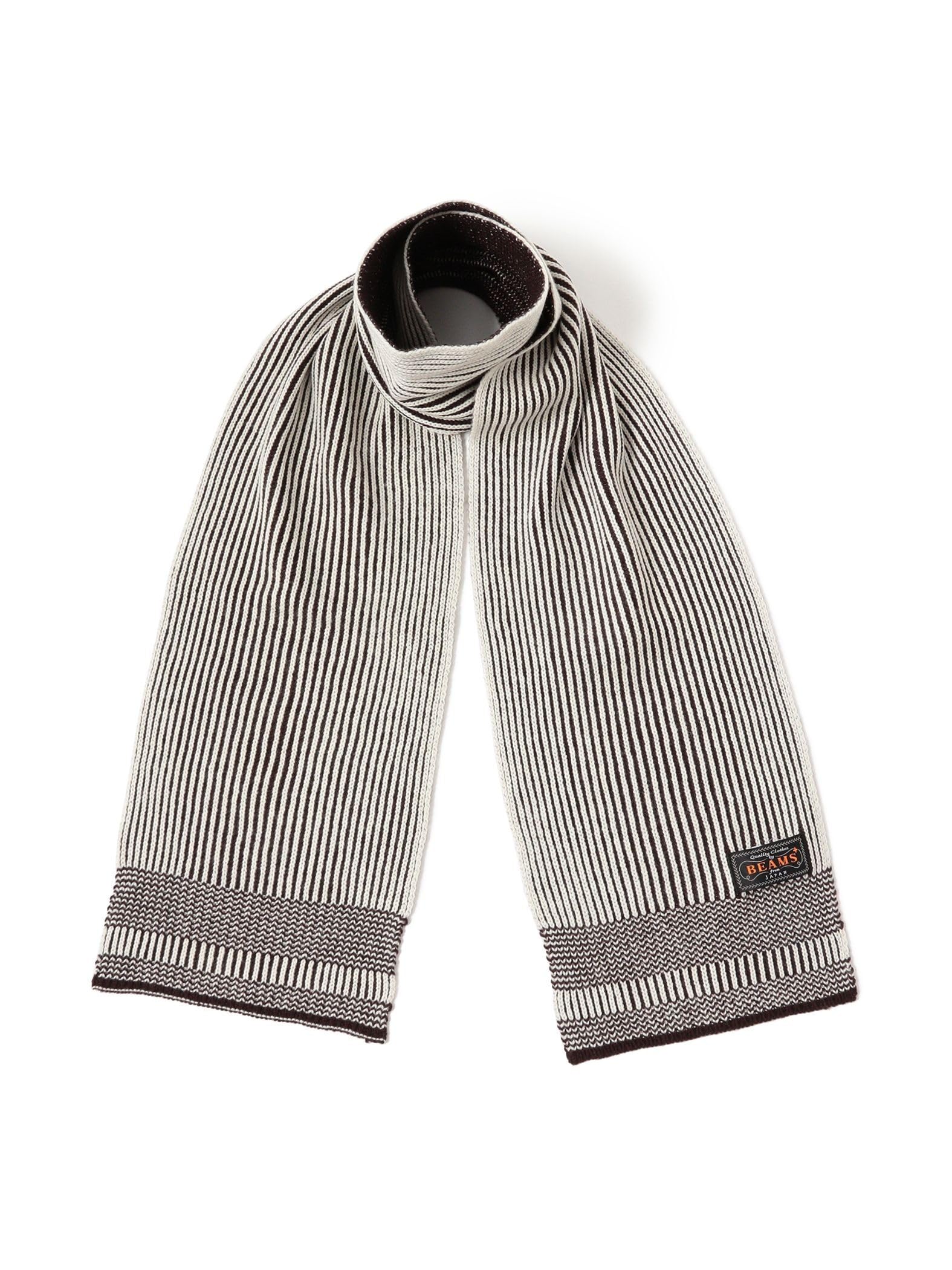 [ビームスプラス] スカーフ・マフラー Wool Cashmere Rib Scarf メンズ 38450101869