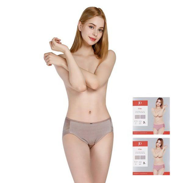 JHWPX014_2S ストライプ レディース ヘムライン ミディ 三角 6P