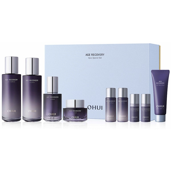 エイジ リカバリー 4種企画セット/化粧水+乳液+美容液+クリーム+サンプル5点付き/韓国コスメ