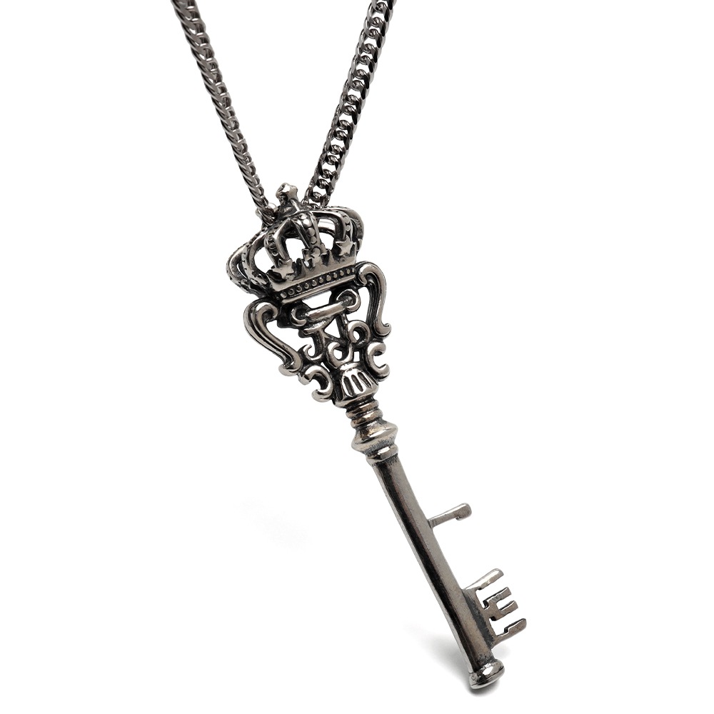 S925 キー&クラウンブレスレット [ns223-cs053-3mm]