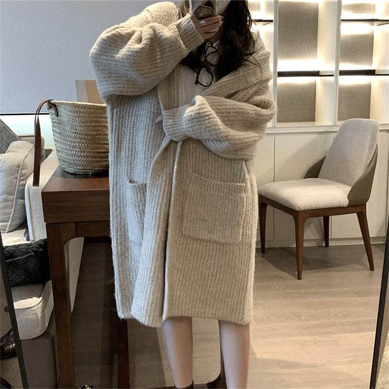 アウター カーディガン レディース ロングカーディガン 長袖 萌袖 前開き ロング丈 フード付き ポケット かわいい 大人可愛い きれいめ シンプル 上品 おしゃれ かっこいい カジュアル こなれ感