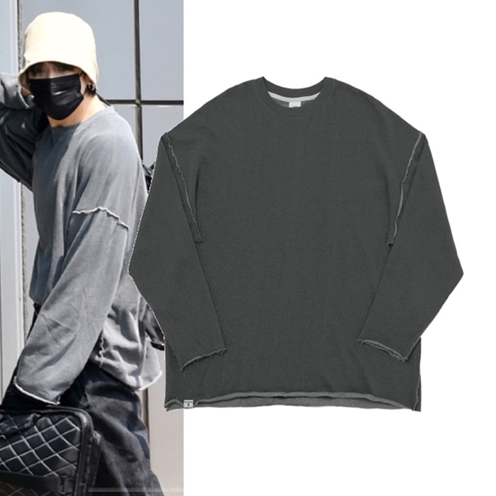 A NOTHING★BTS 愛用★ VINTAGE P. DYEING CUT-OUT BOX TEE 人気 A NOTHING☆BTS 愛用☆ VINTAGE P. DYEING CUT-OUT BOX TEE 人気