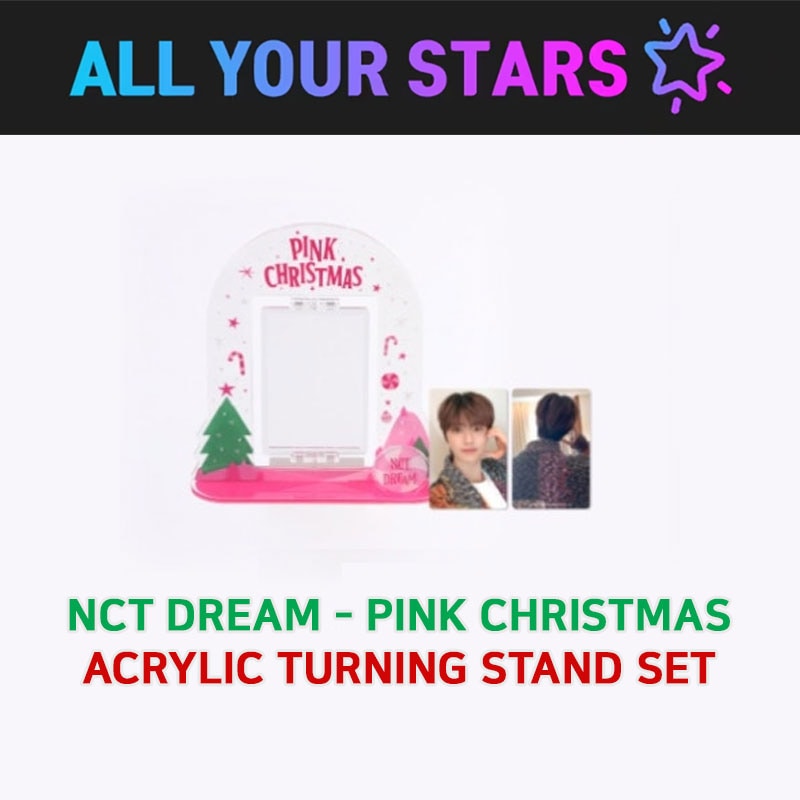(ACRYLIC TURNING STAND SET) NCT DREAM - 2023 PINK CHRISTMAS Official MD