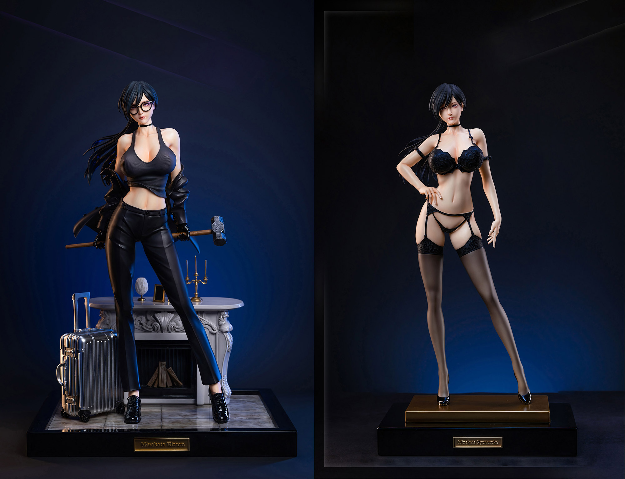 南方ひづる みなみかたひづる フィギュア ランジェリーVer. 1/4スケール 塗装済み完成品 ガレージキット E.S.S 限定販売 スタチュー