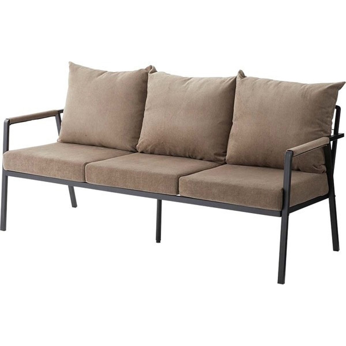 ソファ3P スチール 粉体塗装 ポリエステル