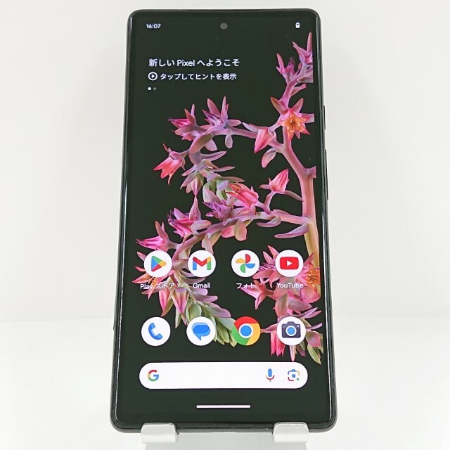 Google Pixel 6 au ストーミーブラック 送料無料 本体 c12994 【中古】
