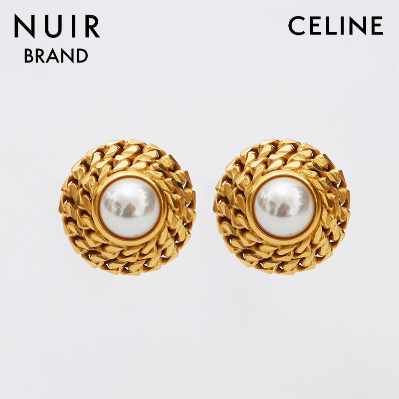 イヤリング ゴールド ホワイト WS12047