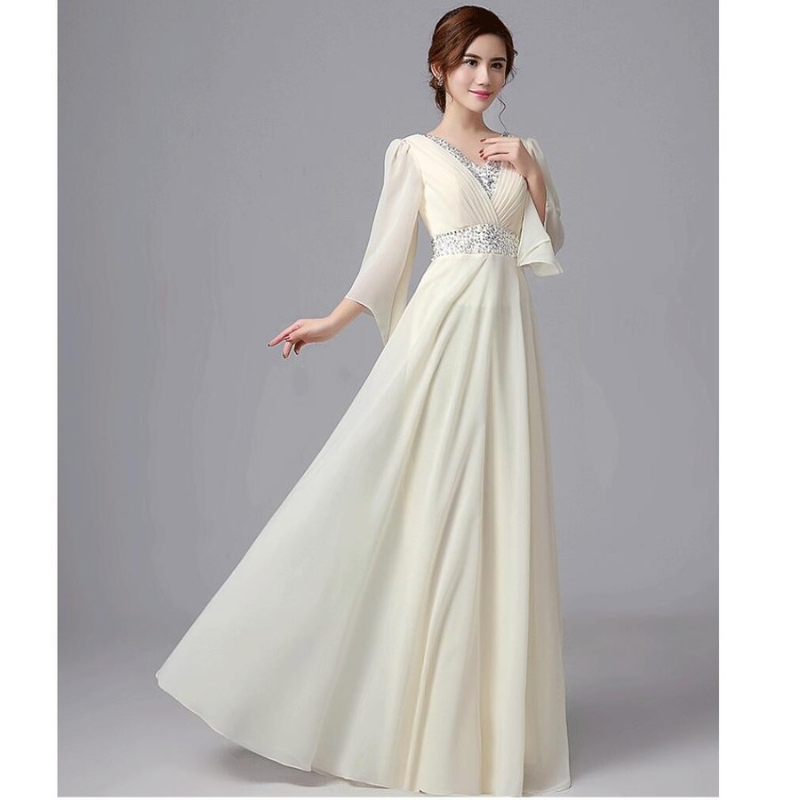 カラードレス パーディードレス ロングドレス ウエディングドレス 二次会