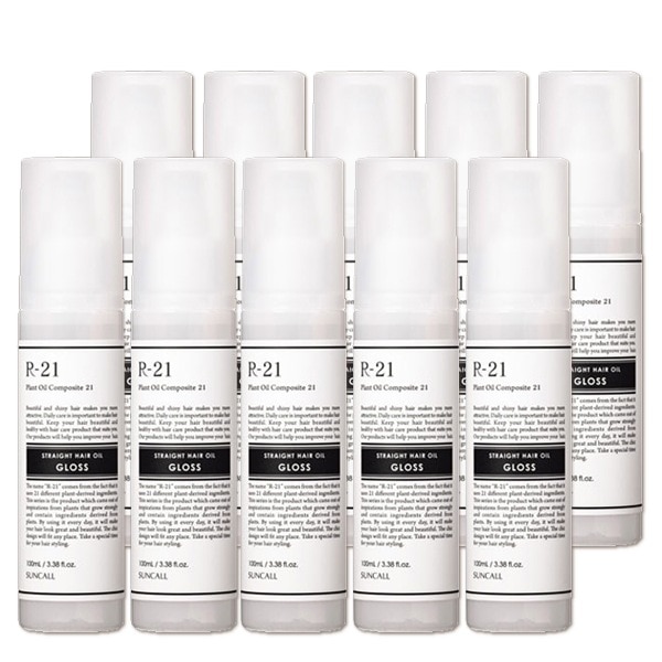 ストレート ヘアオイル グロス 100mL 10個 セット