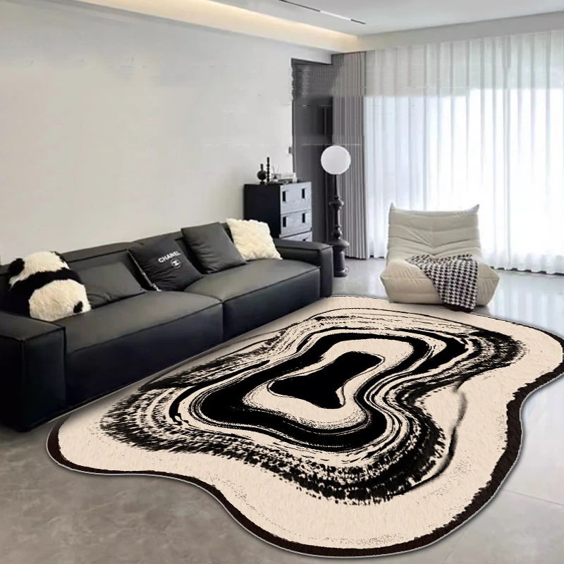 シンプル カシミヤ製 ファッション 不規則 絨毯 リビング ローテーブル 異形 滑り止め カーペット