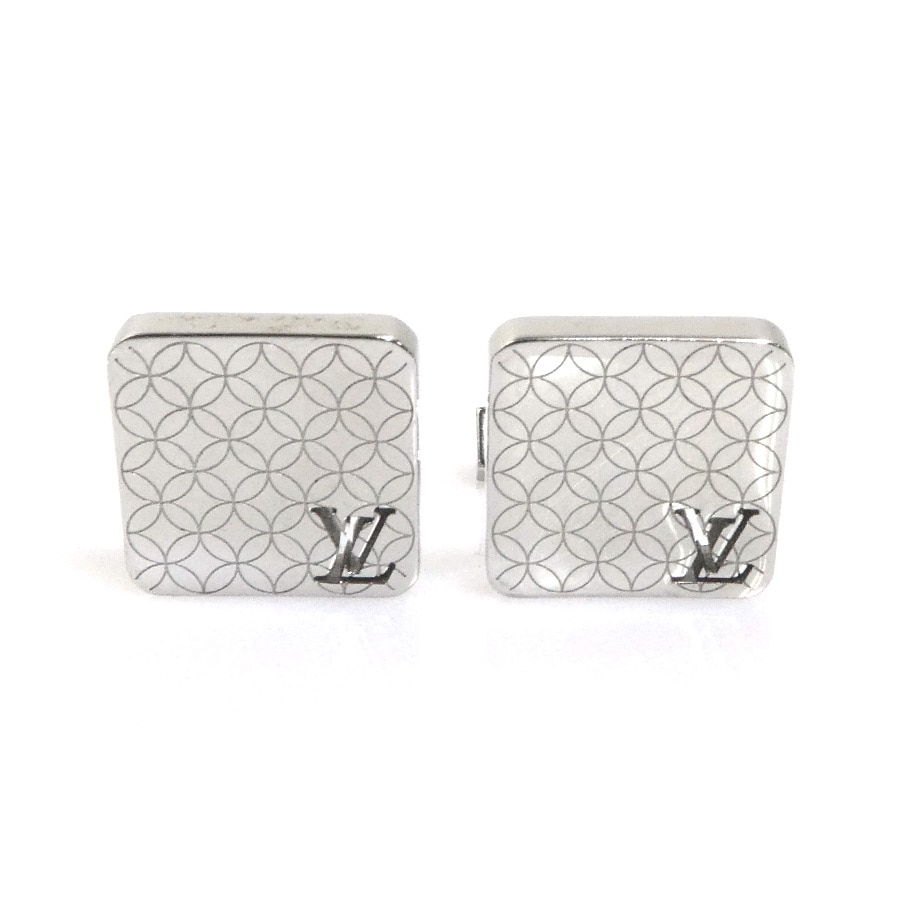 ルイ ヴィトン LOUIS VUITTON カフス ブトン ドゥ マンシェット シャンゼリゼ メタル シルバー メンズ M65043 r10735k 15,960円