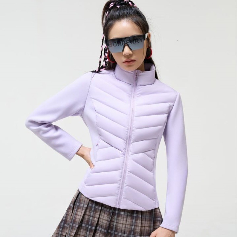 ルル 薄手 ダウンジャケット レディース スタンドカラー スリム 防寒 ジャケット 通勤 万能スタイル