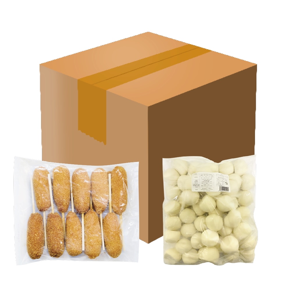 [ジョンノ公式]業務用チーズハッドグ10個+業務用チーズボール50個【業務用セット】　新大久保チーズドックホットクチーズボール韓国お土産 6,103円