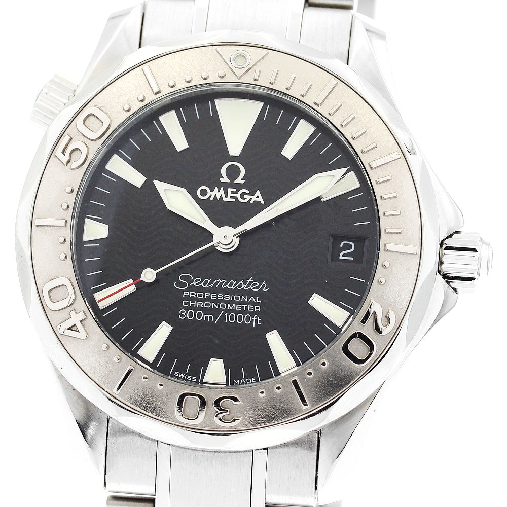 オメガ OMEGA 2236.50 シーマスター300 WGベゼル デイト 自動巻き ボーイズ _881424【中古】