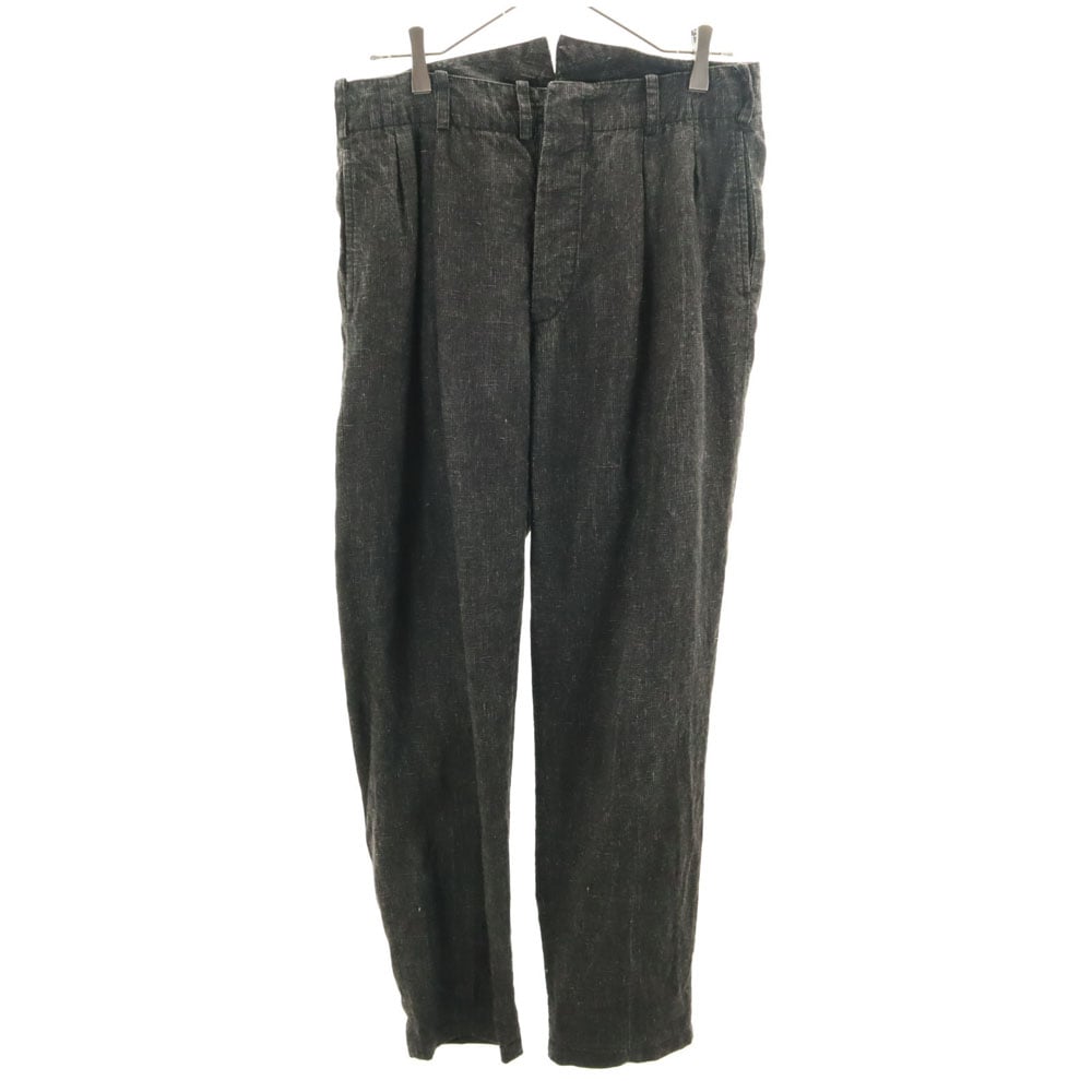 コパノ 日本製 リネン100％ ロングパンツ 46 グレー系 copano86 メンズ