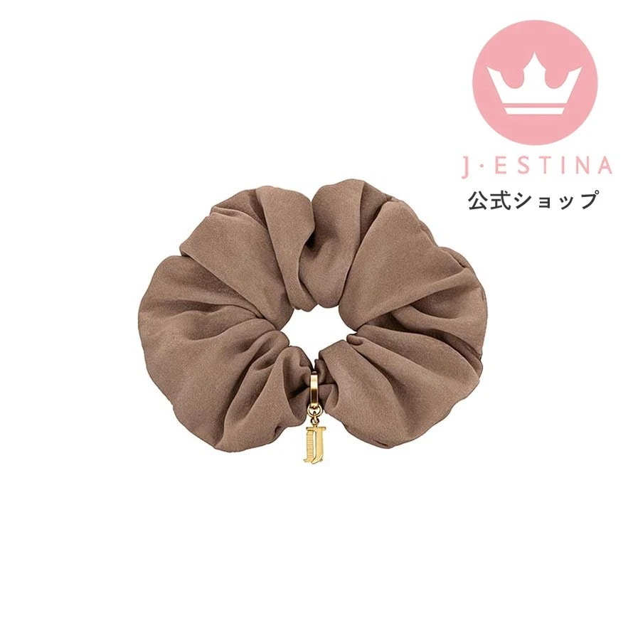 サテンスウェードシュシュ(BEIGE)IU パクミニョン 韓国ドラマ 韓国ファッション レディース アクセサリー