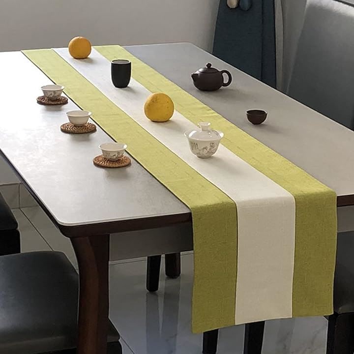starink テーブルランナー 北欧 お洒落 おしゃれ 韓国風 パーティー イベント(30x280イエロー, 30x280)