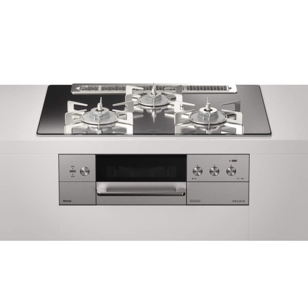 RHS71W30E13RCASTW-13A ステンレス DELICIA(デリシア) [ビルトインガスコンロ (都市ガス用3口左右強火力タイプ幅75cm)]