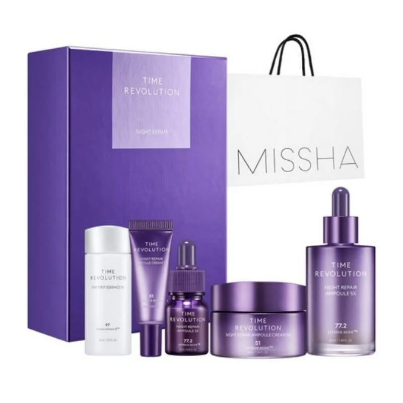 MISSHA タイムレボリューション ナイトリペア 2種 企画セット 5X 1セット
