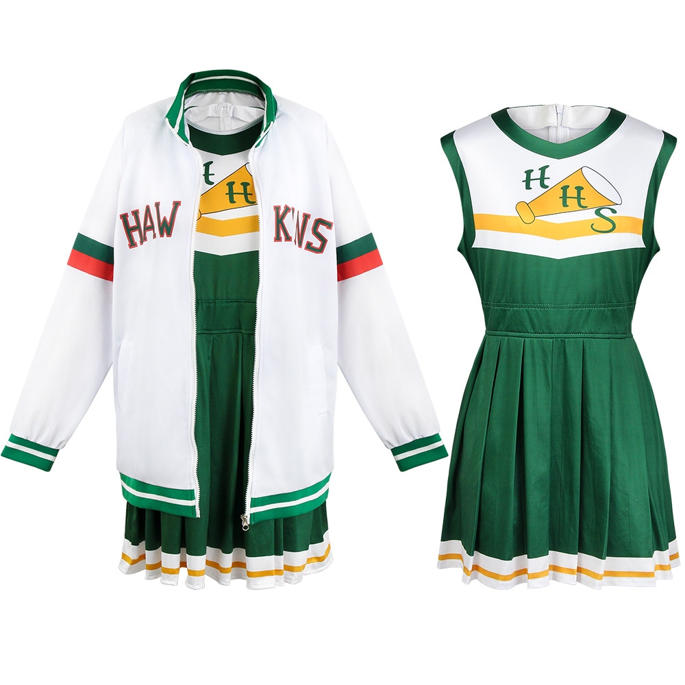 ストレンジャー・シングス4 コスプレ衣装 チアリーダーユニフォーム 半袖 ラウンドネック コスプレ衣装 レディース服 4,600円