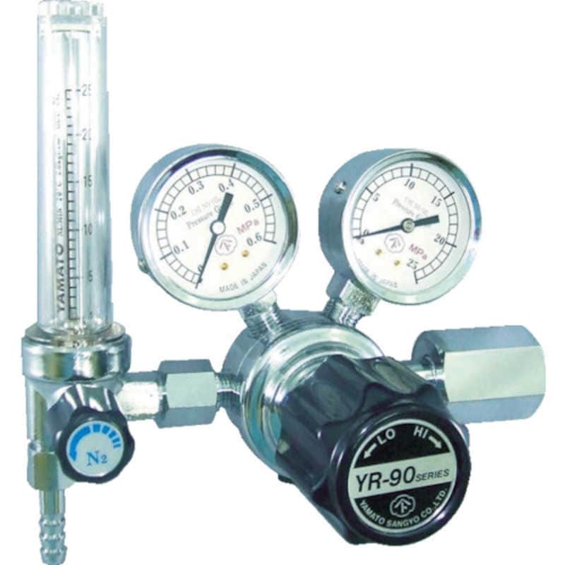ヤマト産業　汎用小型圧力調整器 YR-90F(流量計付)　YR90FHETRC