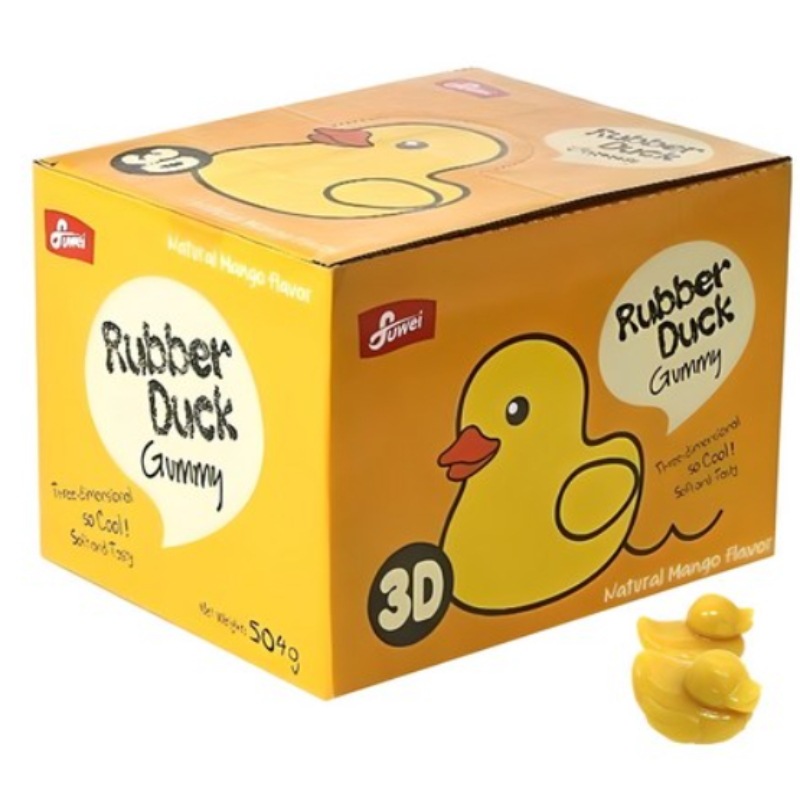 【韓国製】ラバーダック 3Dマンゴーゼリー 504g 1箱