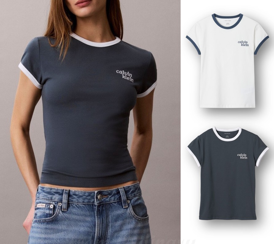 スリムロゴリンガーTシャツ (47G803G)