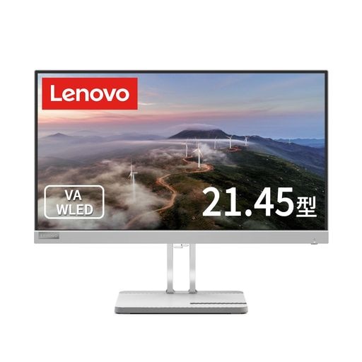 LENOVO L22E-40 モニター (21.45インチ VA WLED液晶 FHD 75HZ 4MS 非光沢 チルト対応 VESA HDMI ケーブル付) グレー 67AFKACBJP