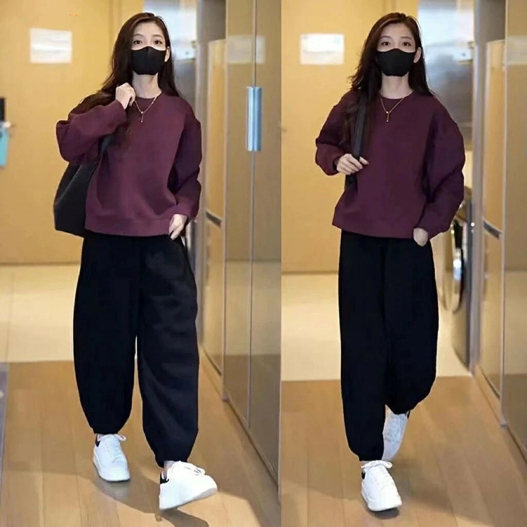 【急速出荷!】レディース セットアップ 上下セット スウェット 春 秋 冬 長袖 スポーツウエア スウェットセットアップ スポーツウェア スウェットトレーナー 上下 セット スポーツ 無地 トップス+ 6,172円