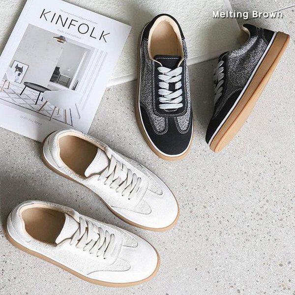 女性用ローファー 牛革スニーカー SS58