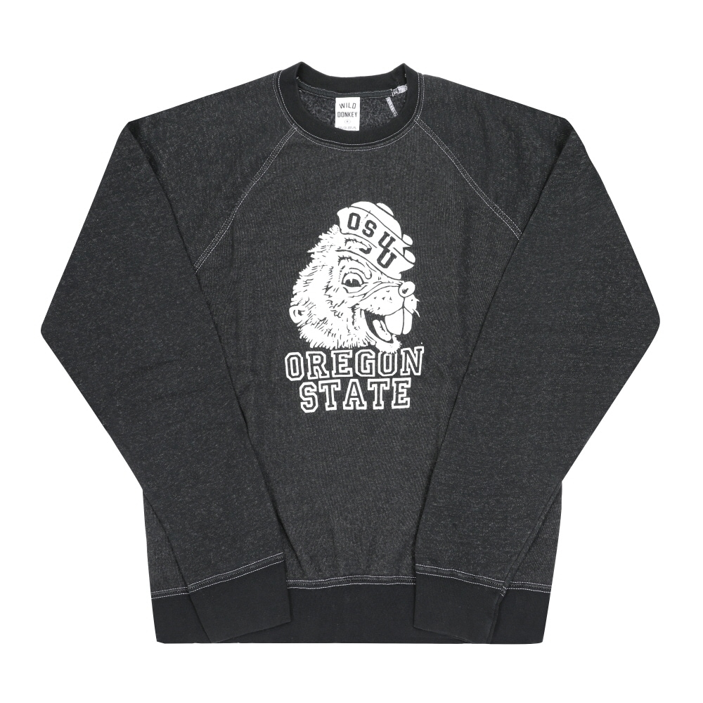 ワイルド・ドンキー ユニセックス スウェット FR-OREGON OLD BLACK