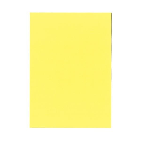 （まとめ）北越コーポレーション 紀州の色上質A4T目 薄口 やまぶき 1冊（500枚） [x2]