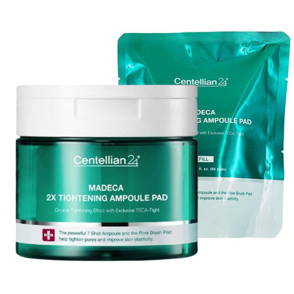 センテリアン24マデカ ダブル タイトニング アンプルパッド 本品60枚(1箱)+詰め替え60枚