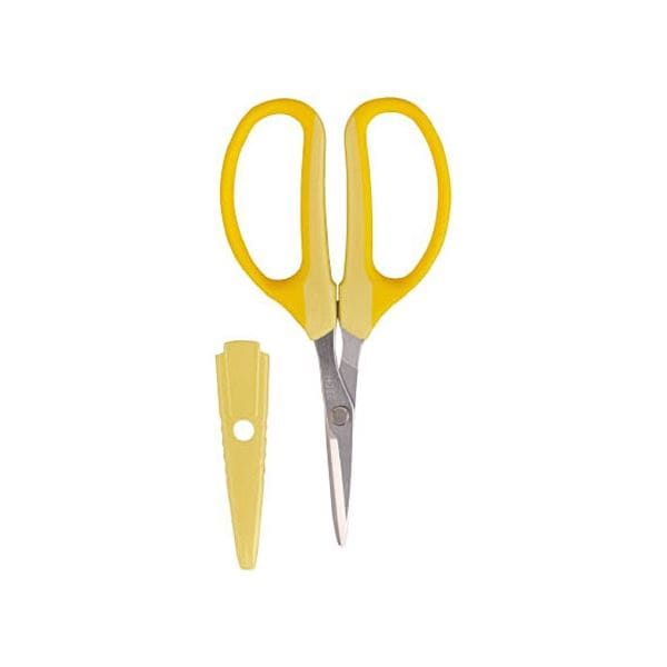 （まとめ）アルスコーポレーション クラフトチョキ（生花/アレンジメント用） 黄 1個[x3]