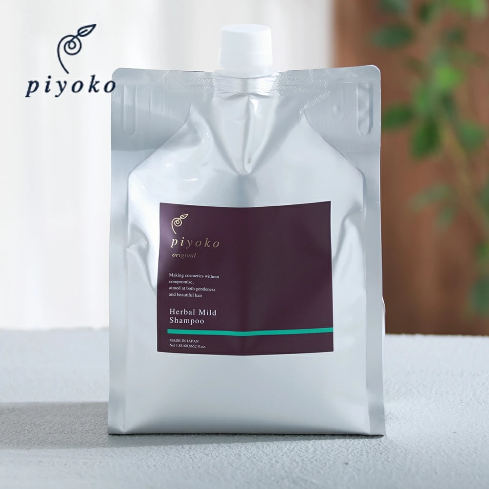 piyoko（ピヨコ）ハーバルマイルドシャンプー 1800ml / シャンプー ハーブ アミノ酸 ノンシリコン シルクプロテイン リンス不要 ボディーソープ 全身ソープ 全身シャンプー 全身洗える
