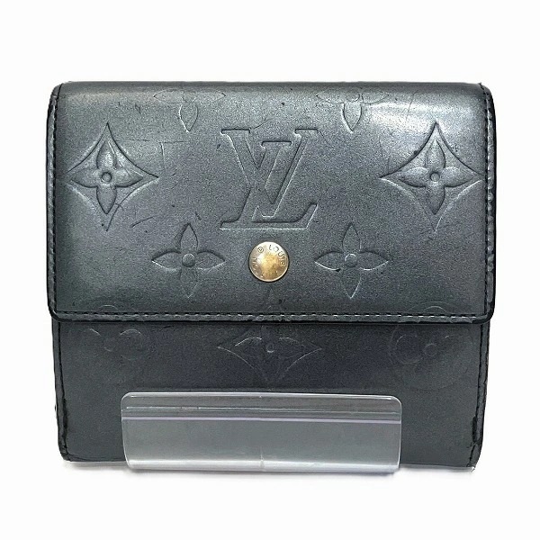 ルイヴィトン マット ポルトモネ ビエ カルトクレディ M65112 Wホック 2つ折り財布【中古】