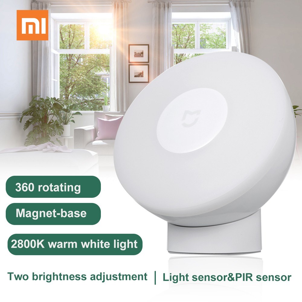 Xiaomi Led Led誘導ナイトライト360度インテリジェント人体センサー調整可能な明るさ