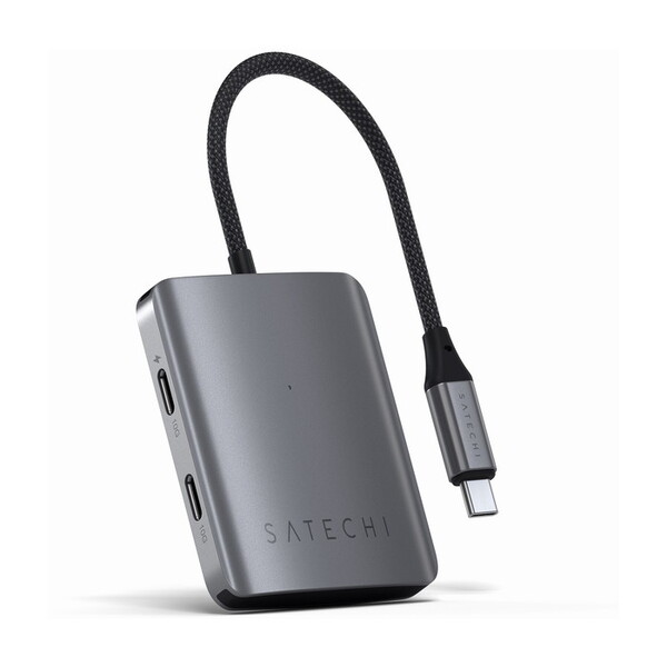 PST-H4CPDM スペースグレイ ハブ・ドッキングステーション 4-Port USB-C Hub with PD 日本正規代理店品