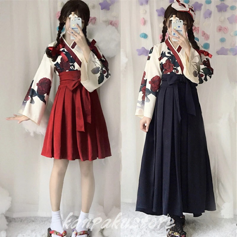 和装 ハロウィン 衣装 レディース 高校生 和風 袴 コスプレ ハロウィン衣装 可愛い 着物 コスチューム 和装 袴 セット ハロウィン コスチューム 大人用 文化祭 学園祭 イベンド 卒業式 式典
