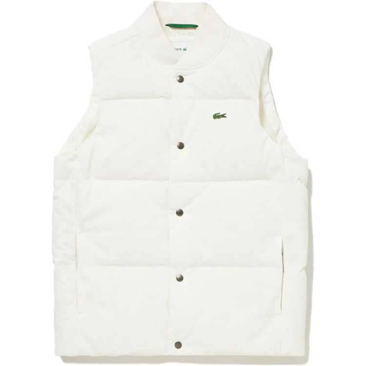 ピケダウンベスト（メンズ） S（048） ホワイト #BH101LJ-99-70V