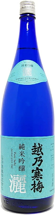 【送料無料】日本酒石本酒造 越乃寒梅 灑 (さい) 純米吟醸 1800ml 1.8L6本【北海道沖縄県東北四国九州地方は必ず送料がかかります】