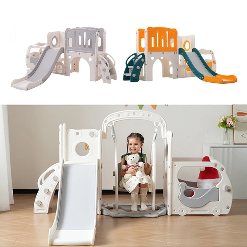 滑り台 すべり台 遊具 室内 バスケットボール 収納スペース付き 組立簡単 室内遊具 大型遊具 すべりだい スウィング キッズパーク バスケットゴール 屋内 家庭用 キッズ 12ヶ月~5歳 プレゼン