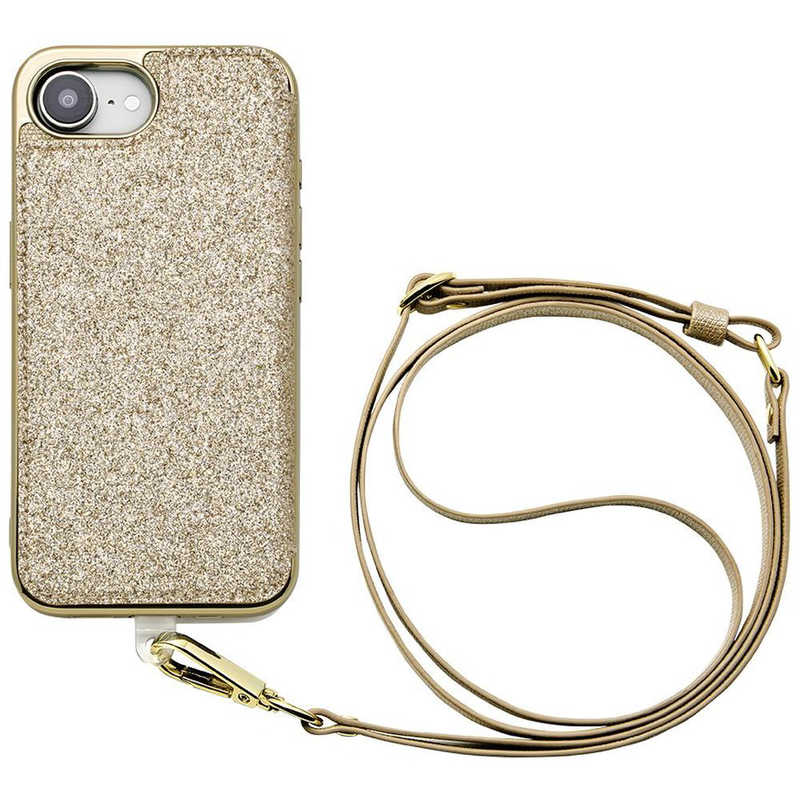 CCCフロンティア　iPhone 16e Cross Body Case Duo for iPhone SE2025 プリズムゴールド　UNI-CSIP25S-2CBPG