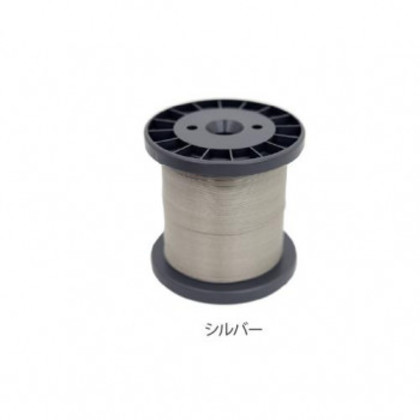 プロテクト 防鳥ワイヤー資材 0.9mm径 SUSワイヤー(ナイロン被覆) 200m巻 シルバー 1巻