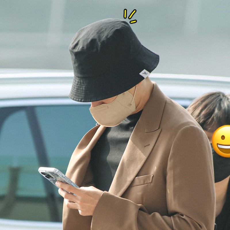 seventeen ウォヌ 着用 バケットハット Herringbone label bucket hat