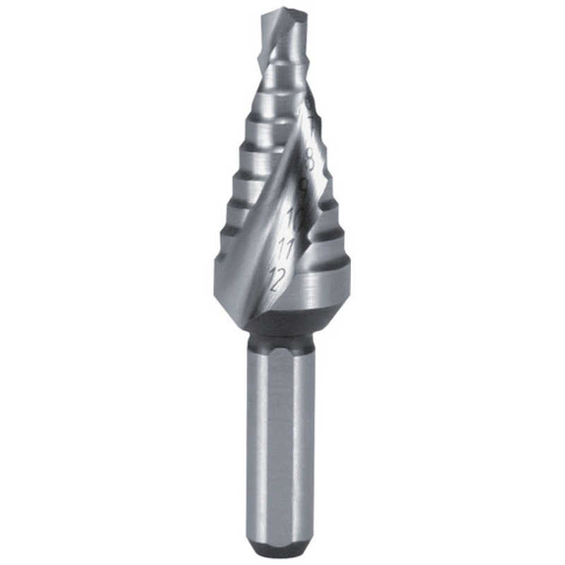 RUKO社　2枚刃 スパイラルステップドリル 12mm 短尺　101061
